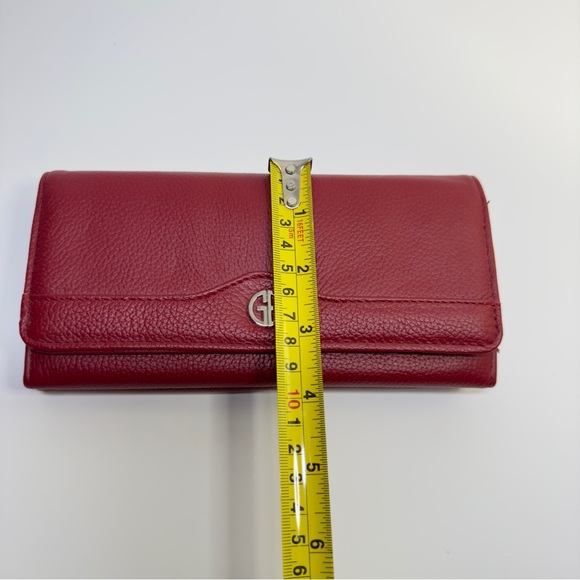 GIANI BERNINI Pebble Leather Receipt Wallet - Picture 7 of 8